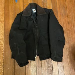 Mens carhartt jacket color black